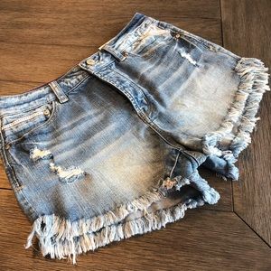 Rewash distressed Denim shorts